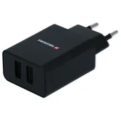 Ładowarki do telefonów - Adapter Swissten SMART IC Kolor: czarny - miniaturka - grafika 1