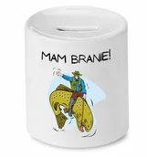 Skarbonki - SKARBONKA DLA WĘDKARZA MAM BRANIE PREZENT z Nadrukiem ze Zdjęciem - miniaturka - grafika 1