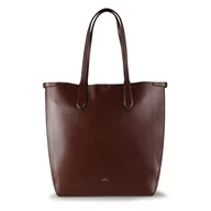 Torebki damskie - POLO RALPH LAUREN Bellport Shopper Bag Skórzany 42 cm brązowy - miniaturka - grafika 1