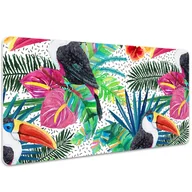 Podkładki na biurko - Podkładka mata ochronna na biurko Tukany 100x50 cm, Dywanomat - miniaturka - grafika 1