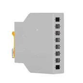 Pozostałe akcesoria sieciowe - Przełącznica światłowodowa ODF na szynę DIN 8xSC simplex - miniaturka - grafika 1