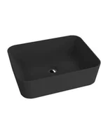 Umywalki - Lavita Umywalka nablatowa Alegranza Black - miniaturka - grafika 1