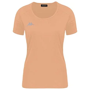 Kappa Kappa Damski T-shirt Fania Techniczny, neonowy pomarańczowy, 6Y 304TP50_924_6Y - Koszulki i topy damskie - miniaturka - grafika 1