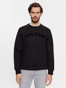 Pepe Jeans Bluza Randall PM582557 Czarny Regular Fit - Bluzy męskie - miniaturka - grafika 1