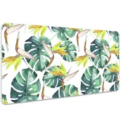 Podkładki na biurko - Duża podkładka na biurko Egzotyczne liście 100x50cm, Dywanomat - miniaturka - grafika 1