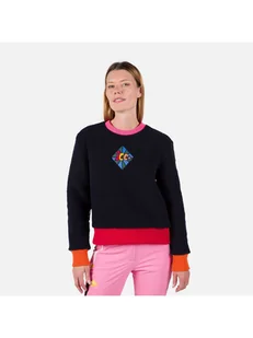 Bluza Rossignol W Lumy Fleece Sweat niebieski L - Bluzy damskie - miniaturka - grafika 1