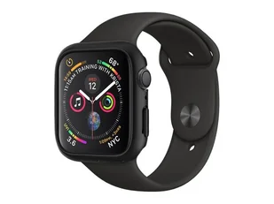 SPIGEN Thin Fit Apple Watch 4 / 5 / 6 / Se (44 Mm) Black 8809613760408 - Akcesoria do smartwatchy - miniaturka - grafika 1