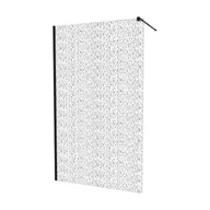 Kabiny prysznicowe - Kabina walk-in Kabri Ismea Blacklines 90x200 cm BR-0271 - miniaturka - grafika 1