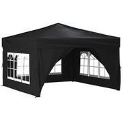 Czarny namiot ogrodowy z oknami - Sanmi