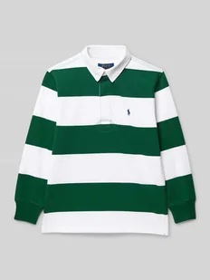 Bluzka z długim rękawem z kołnierzykiem polo - Koszulki dla chłopców - miniaturka - grafika 1