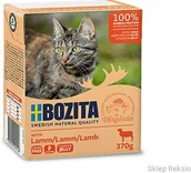 Mokra karma dla kotów - BOZITA Kawałki w galaretce z jagnięciną 370g - miniaturka - grafika 1
