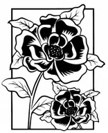 Obrazy i zdjęcia na płótnie - Obraz Ażurowy Dekoracja Ścienna 3D Kwiaty L167 - miniaturka - grafika 1