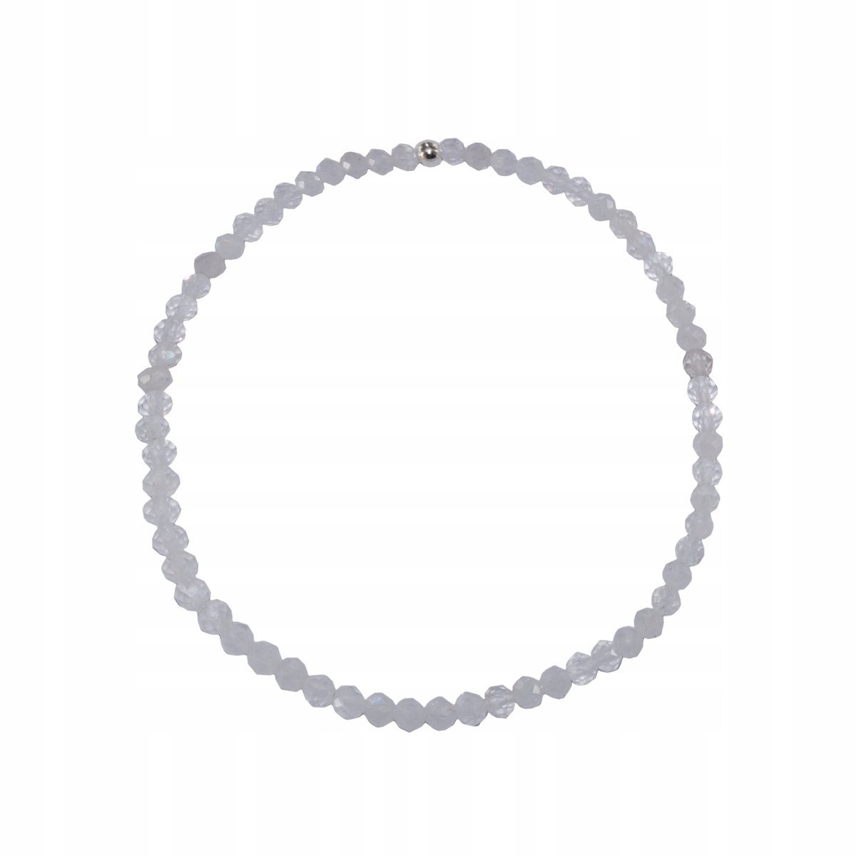 Bransoletka KAMIEŃ KSIĘŻYCOWY Fasetowany 3,0mm gumka, bez marki, AG00000848