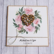 Kartki okolicznościowe i zaproszenia - Kartka w pudełku : serce : personalizacja - miniaturka - grafika 1