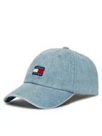 Czapki męskie - Tommy Jeans Czapka z daszkiem Tjm Heritage Denim Cap AM0AM14204 Niebieski - miniaturka - grafika 1