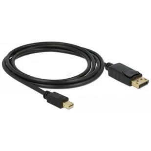 Delock KABEL DISPLAYPORT MINI(M)-&gt;DISPLAYPORT (M)1.8 m - 82438 - Kable komputerowe i do monitorów - miniaturka - grafika 1