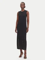 Sukienki - Fracomina Sukienka dzianinowa FJ25SD5007K420Q7 Czarny Regular Fit - miniaturka - grafika 1