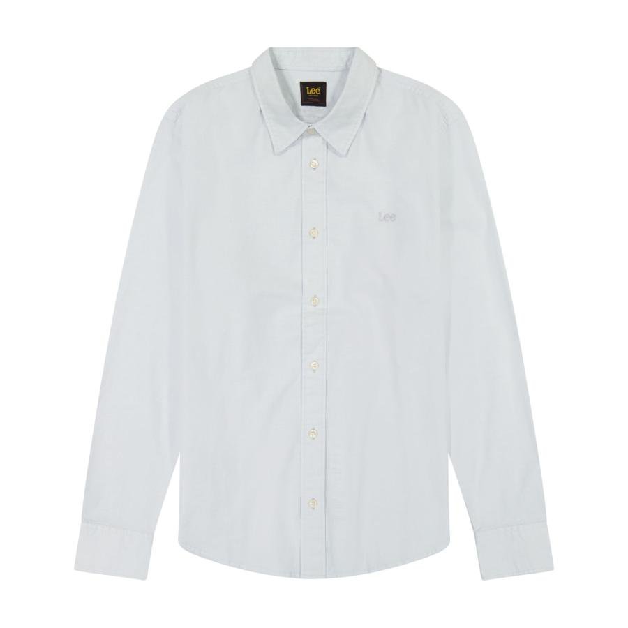 KOSZULA MĘSKA LEE 112363910 PATCH SHIRT SHY BLUE BRIGHT WHITE XL