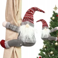 Ozdoby bożonarodzeniowe - KLAMRA SKRZAT ŚWIĄTECZNY KRASNAL RZEP DEKORACJA ŚWIĄTECZNA CZERWONY 50CM - miniaturka - grafika 1