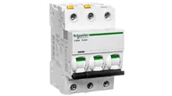 Bezpieczniki elektryczne - Schneider Electric Wyłącznik nadprądowy trójbiegunowy B 63A iC60N A9F03363 - miniaturka - grafika 1