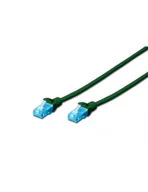 Patchcordy - Digitus Cat5e U/utp 0.5 m Zielony 0.5 Patchcord - miniaturka - grafika 1