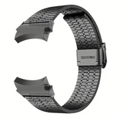 Inne - TEMU 1 szt. Pasek do zegarka ze nierdzewnej do Samsung 7/6/6 //4, szybkozłączany sprężynowy zatrzask, konstrukcja bez szczelin, regulowany, pasek - miniaturka - grafika 1