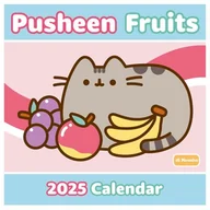 Kalendarze - Pusheen Fruits owoce kalendarz ścienny 2025 dla dzieci - miniaturka - grafika 1