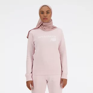 Bluza damska New Balance WT03811SOI  różowa - Bluzy damskie - miniaturka - grafika 1