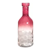 Wazony i flakony - Szklany Wazon Dekoracyjny Carly (02) (Fi) 14x38 Cm Różowy szt. 1 - miniaturka - grafika 1