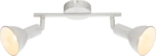 Listwa Globo Caldera 54648-2 lampa sufitowa spot 2x40W E14 biały / złoty patynowany - Lampy sufitowe - miniaturka - grafika 1