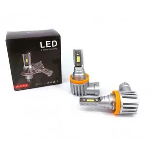 H8 Żarówki Led 9V-30V Canbus Csp 2Szt 2X 4000Lm Białe Mocne - Żarówki samochodowe - miniaturka - grafika 1