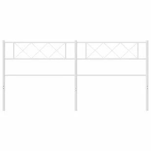Metalowe wezgłowie, białe, 200 cm Lumarko! - Inne meble do sypialni - miniaturka - grafika 4