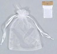 Akcesoria do pakowania - Woreczki organzowe białe 10x15cm - miniaturka - grafika 1