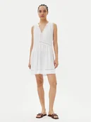 Sukienki - Seafolly Sukienka letnia Beach Basics 52931-DR Biały Regular Fit - miniaturka - grafika 1