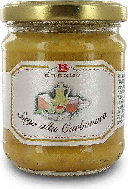 Włoski Sos do makaronu Carbonara, 180 g / Brezzo