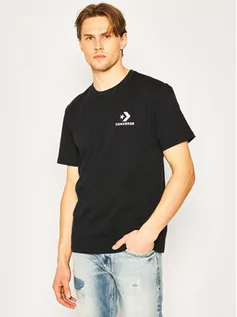 Koszulki i topy damskie - Converse T-Shirt Left Chest Star Chevron 10018234-A02 Czarny Regular Fit - grafika 1