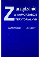 Ekonomia - Zarządzanie w samorządzie terytorialnym kwartalnik nr 1 / 2007 - miniaturka - grafika 1
