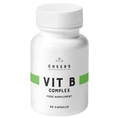 Układ nerwowy - Cheers Vit B Complex, 60 kapsułek - miniaturka - grafika 1