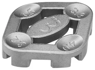 BBB narzędzie Shimano klucz do szprych Turner II BTL-15, srebrny 2977451502 - Narzędzia rowerowe - miniaturka - grafika 1