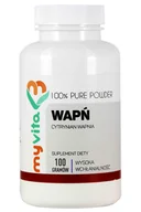 Zdrowa żywność - MYVITA MyVita Wapń w proszku 100g (cytrynian wapnia) 21PRNWAPP1 - miniaturka - grafika 1