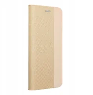 Etui i futerały do telefonów - Kabura SENSITIVE Book do XIAOMI Redmi Note 14 5G złoty - miniaturka - grafika 1