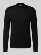 Swetry męskie - Sweter z dzianiny o kroju regular fit z czystej wełny model ‘TRAY’ - miniaturka - grafika 1