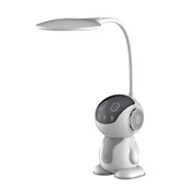 Lampy stojące - MAXCOM Lampa biurkowa MAXCOM ML4900 Astral szary - miniaturka - grafika 1
