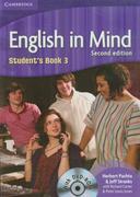 Pozostałe języki obce - Cambridge University Press Język angielski. English in Mind 3. Klasa 1-3. Podręcznik (+CD) - gimnazjum - Richard Carter, Peter Lewis-Jones, Herbert Puchta - miniaturka - grafika 1