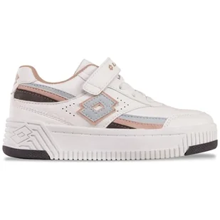 LOTTO Pinadee K sneakersy dziewczęce, Biały Lt Blue, 35 EU - Buty dla dziewczynek - miniaturka - grafika 1