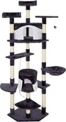 Drapaki dla kotów - Springos Drapak dla kota sizal 11-poziomowy słupek z zabawką 203 cm UNIWERSALNY - miniaturka - grafika 1
