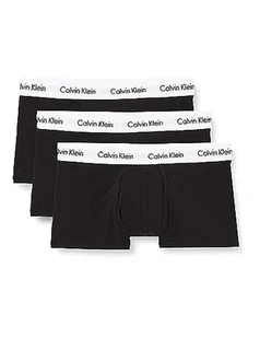Calvin Klein 3P Low Rise Trunk Bokserki (szorty) Mężczyźni, Czarny, XS - Spodenki damskie - miniaturka - grafika 1