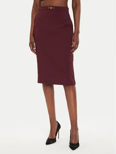 Elisabetta Franchi Spódnica ołówkowa GO-044-46E2 Bordowy Slim Fit - Spódnice - miniaturka - grafika 1