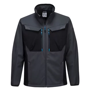 Kurtki męskie - Portwest T750 SOFTSHELL WX3; SZARY - grafika 1