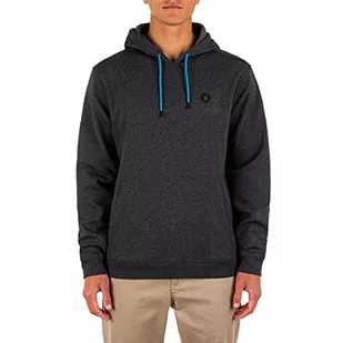 Hurley Męska bluza z kapturem M Dunes Heat Czarny wrzos S MFT0009460 - Bluzy męskie - miniaturka - grafika 1